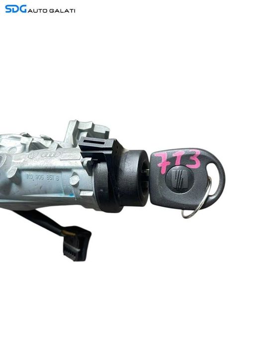 Contact Butuc Pornire Complet cu Lama Cheie Volkswagen Tiguan 2008 - 2011 Cod 1K0905865 1K0905851B [B4130]