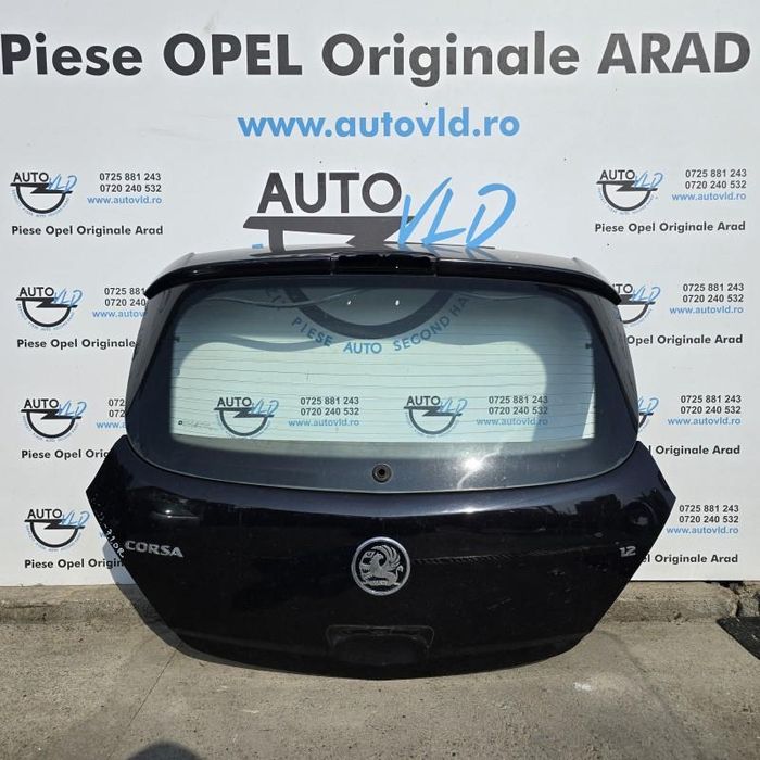 Haion negru Z20R cu luneta spate Opel Corsa D