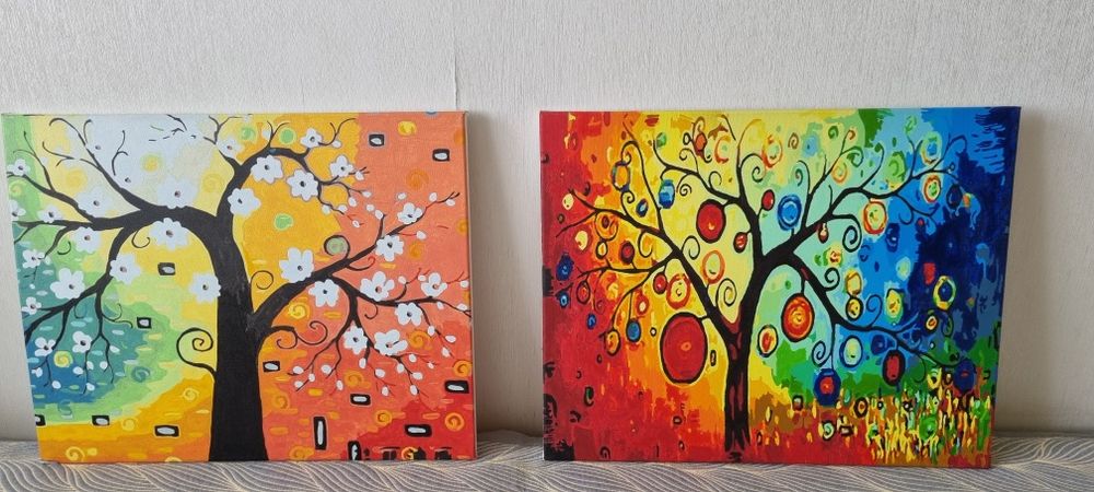 Яркая картина парные