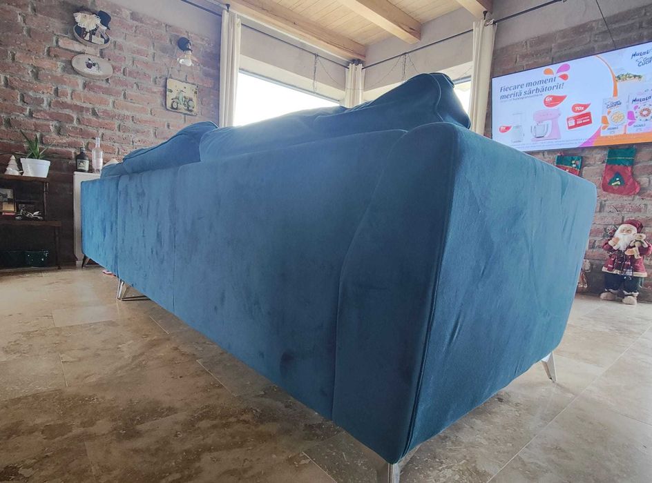 Canapea LENNOX Colțar cu șezlong dreapta (Mobexpert)