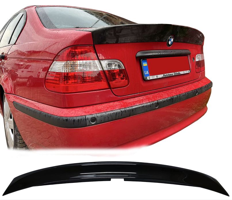 Eleron Portbagaj BMW E46 CSL Sedan Coupe Plastic Negru Lucios