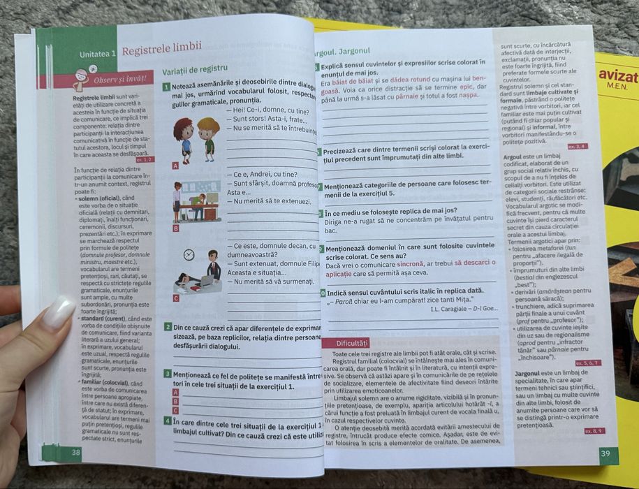 Cărti de gramatica- clasele a VI-A, a VII-A si a VIII-A