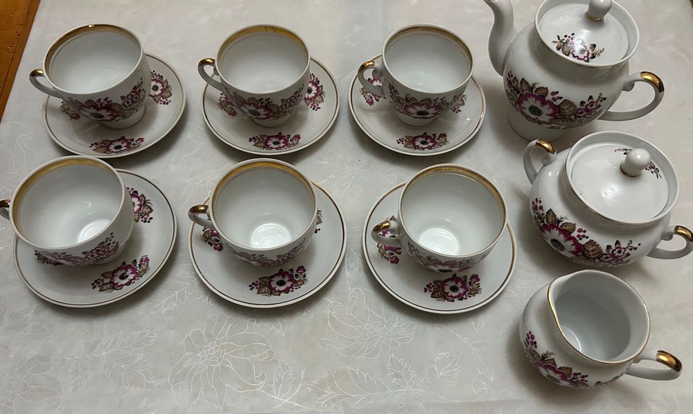 Чайный сервиз, фарфор, пр-во СССР