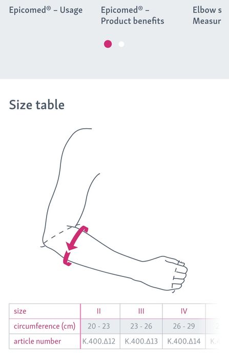 Ортеза за лакътна става Epicomed, р-р III (3)