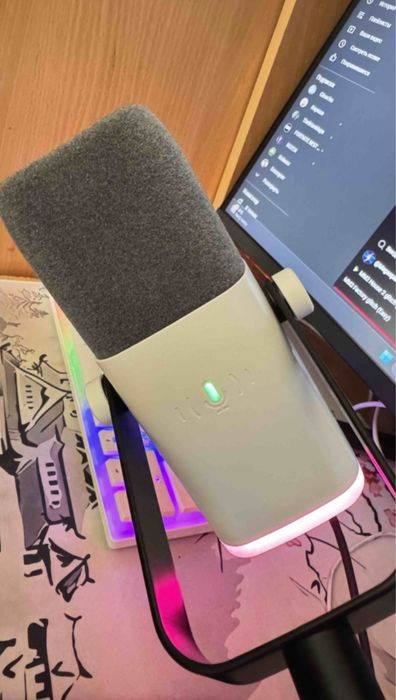 Микрофон Fifine AM8 white белый