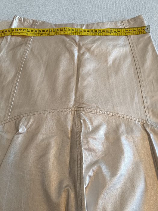 Fustă Imperial argintiu/Champagne metalizat