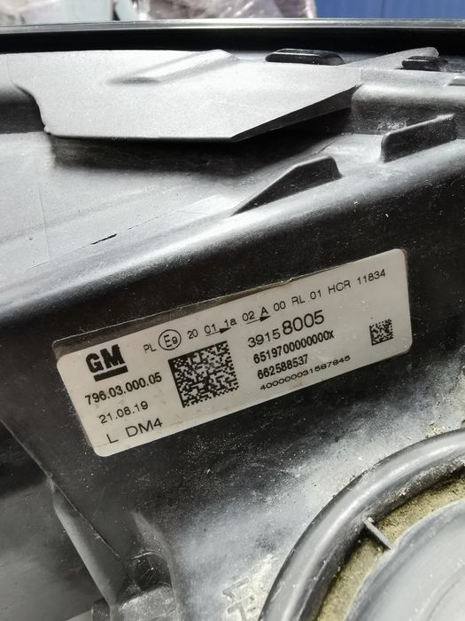 Faruri Opel Astra K EUROPA far stanga  39158005 far dreapta 39158006