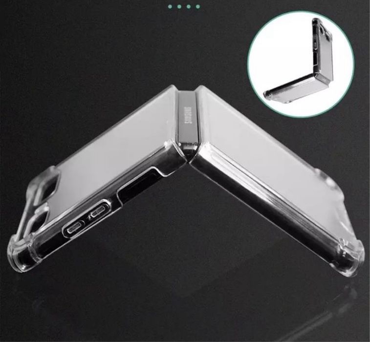 Samsung Z FLIP 3 4 5 6 7 Husa Safe Case Rezistenta Impact Transparenta