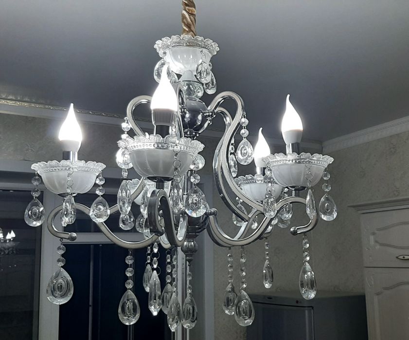 Люстры  хрусталь