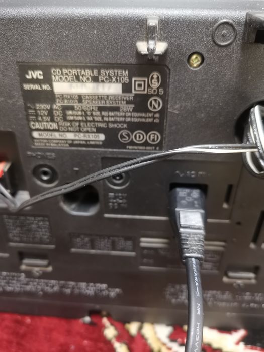 Dublu caset cd JVC - pc x105-japan