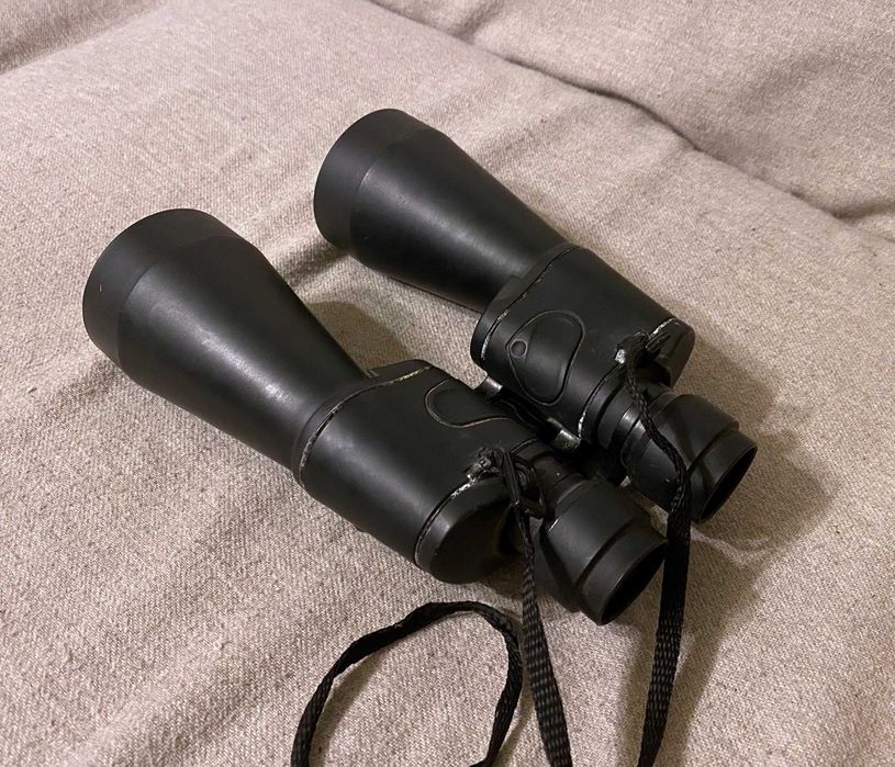 Binoclu cu lentile portocalii, functional, ideal joaca sau incepatori