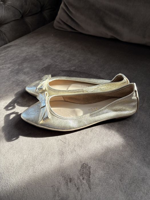 Balerini auri cu fundițe