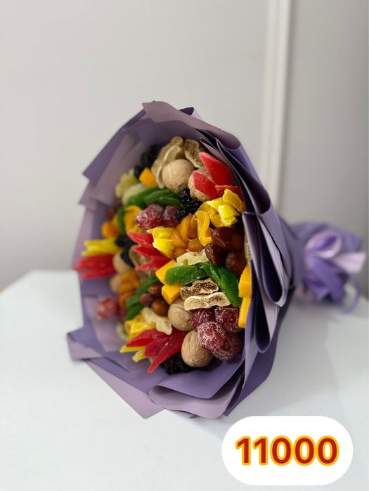 Букеты и корзины из сухофруктов Алматы