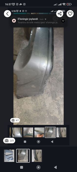 Lacetti jentra bamper salon plastmassa