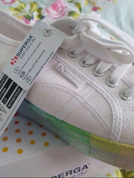 Superga Italy trainers бели 41 номер