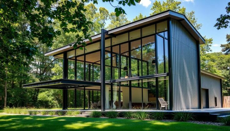 Construim case si containere modulare pe structură metalică sau lemn r