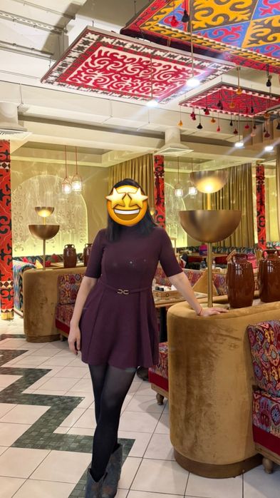 Продам бордовое платье Zara