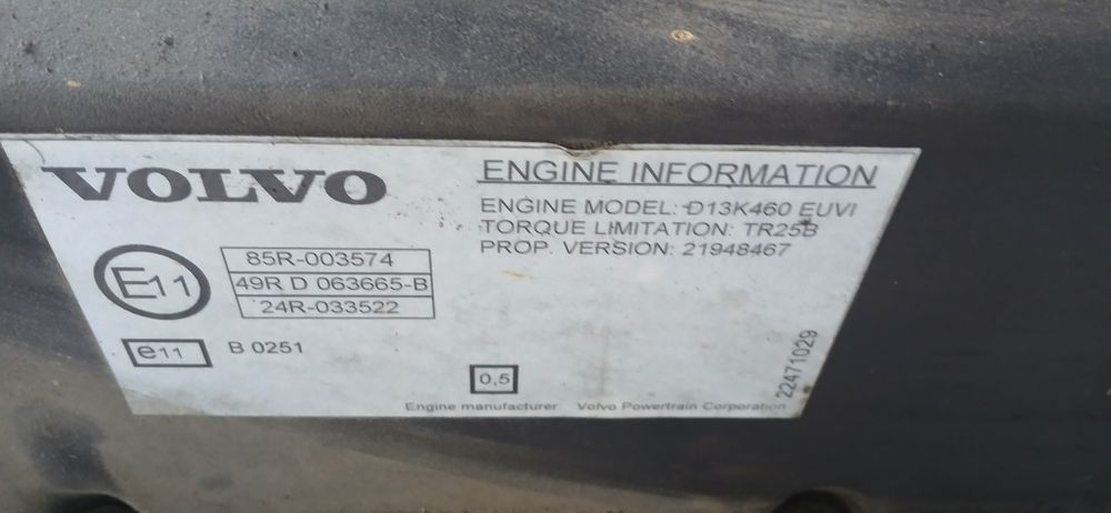 глава VOLVO FH 13