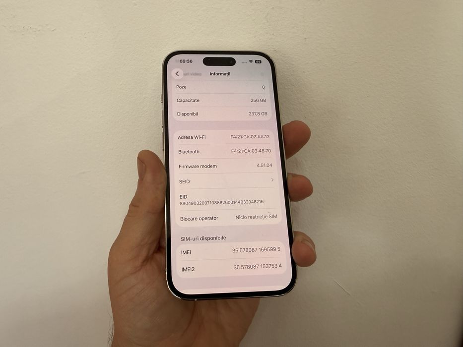 Iphone 14 Pro, 256 gb, Silver