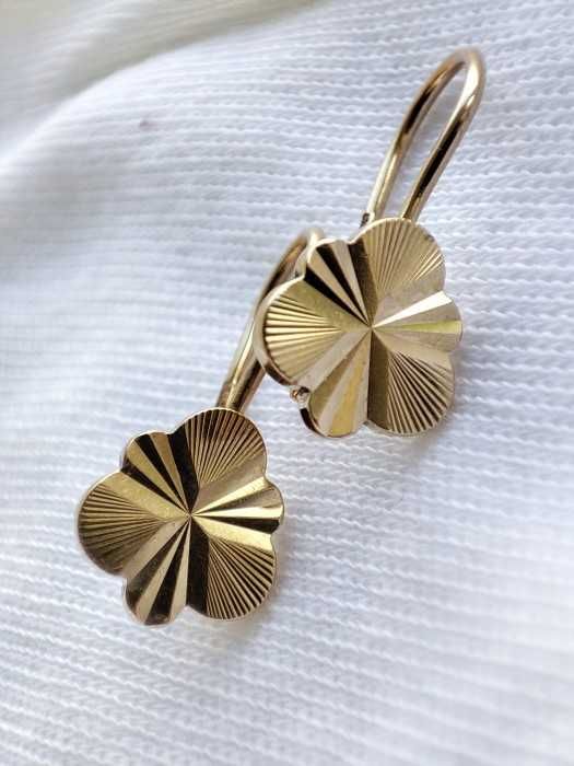 Cercei aur retro 14k 583 rusia rusesti aur rusesc unicat clasic