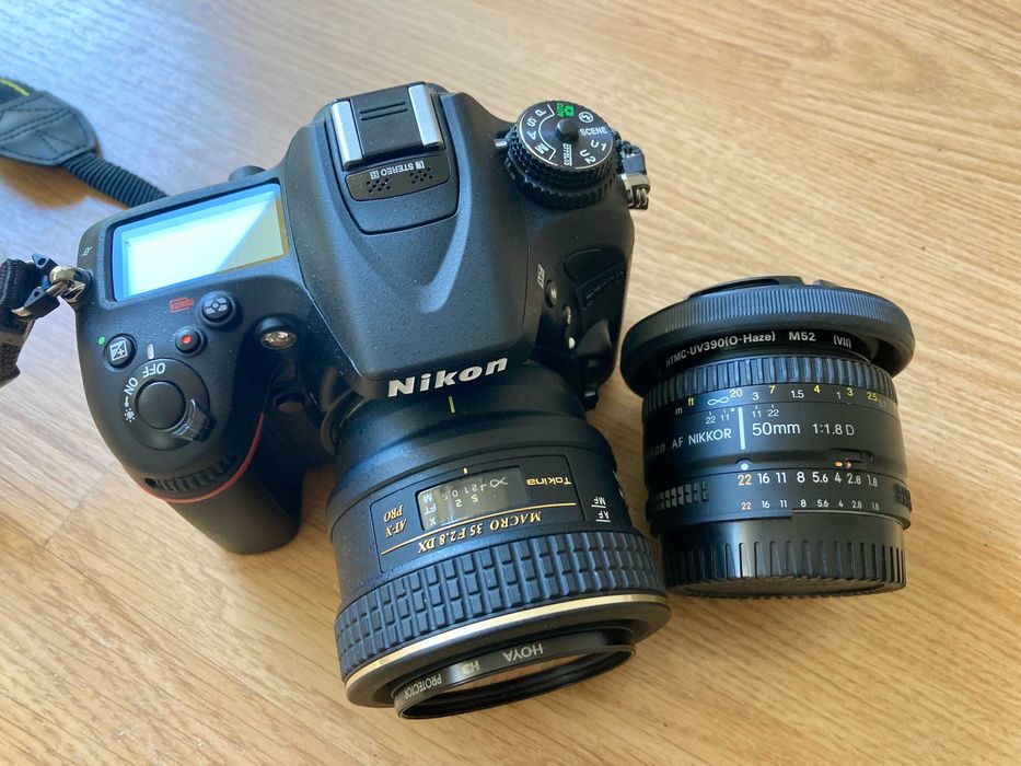 DSLR Nikon D7100 + Obiective Nikon 50mm / Tokina 35mm