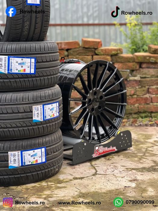 Jante Roti Mercedes 20 R20 Model spitat R20 W222 W221 W212 W204 W205 CLS W212 W222 W213 GLE GLC W223 W214 cu anvelope vara sau iarna 245/275 sau alte dimensiuni recomandate de producator Roti Mercedes R20 Hamann