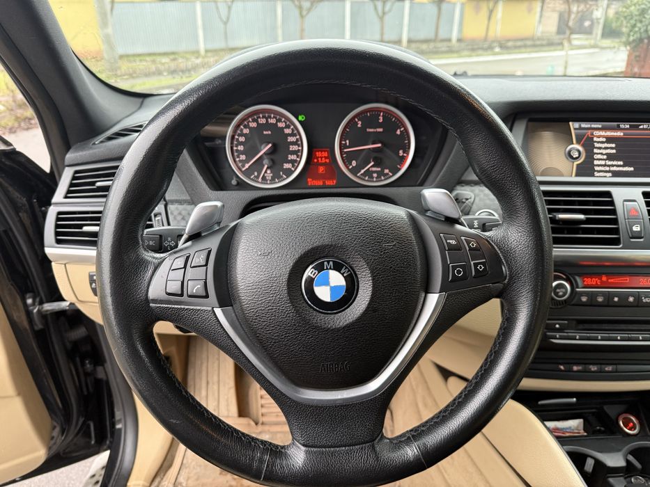 Volan piele comenzi padele Bmw X6 E71 X5 E70