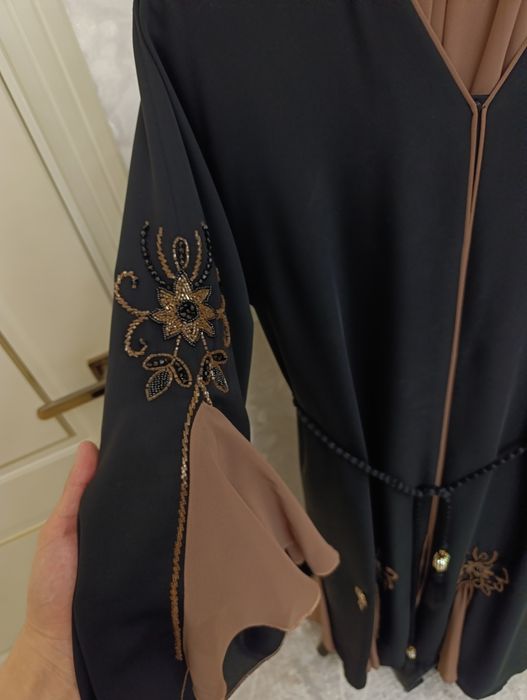 Turkiya abaya sharfi bor. Турецкая Абая с шарфом