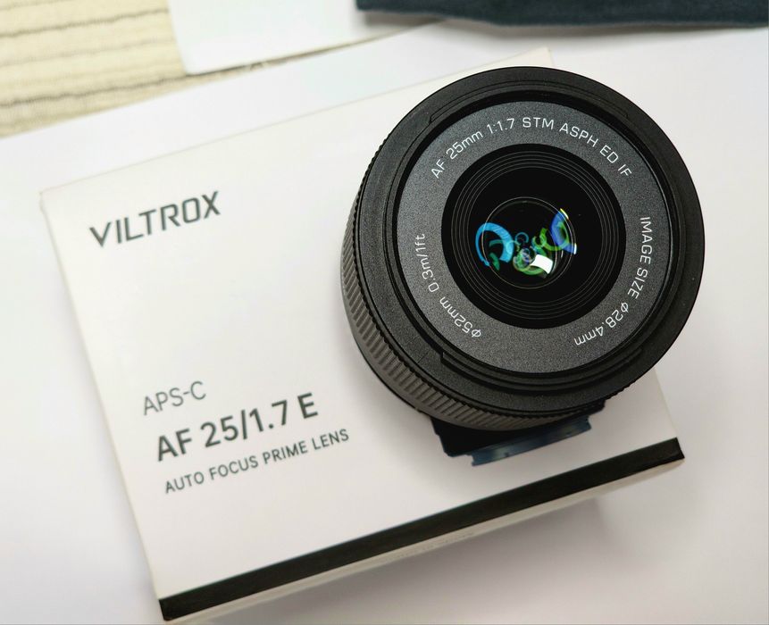 Obiectiv Viltrox 25mm F1.7 Sony E APS-C | Ca Nou | Cutie + Factură | A6400 A6000 A6700 ZV-E10