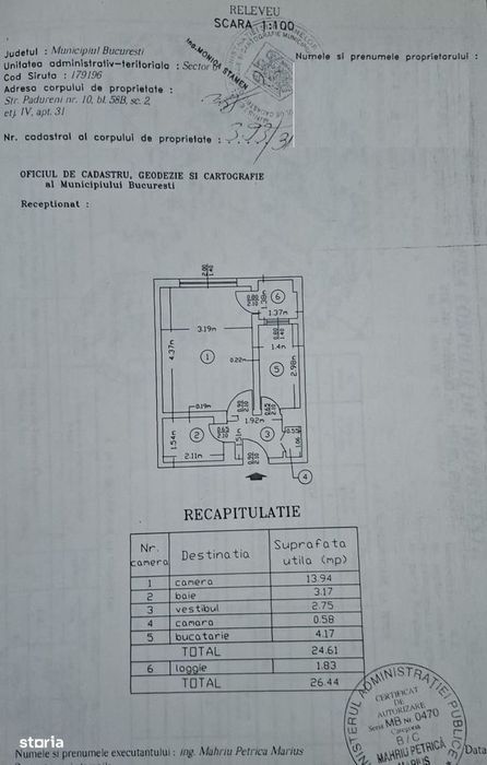 Comision 0% - Garsoniera Crangasi - str. Padureni