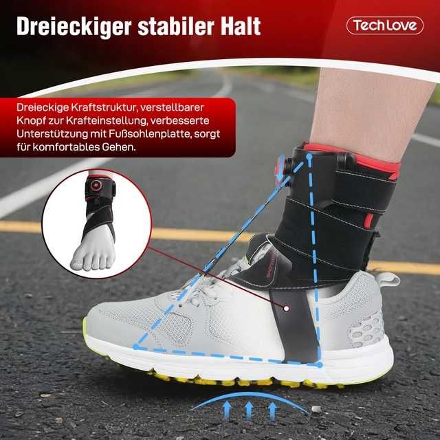 Tech Love AFO Foot Drop Brace Ортеза за крак