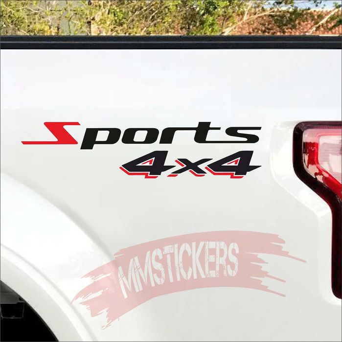 Стикер Sports 4x4 за джип и SUV