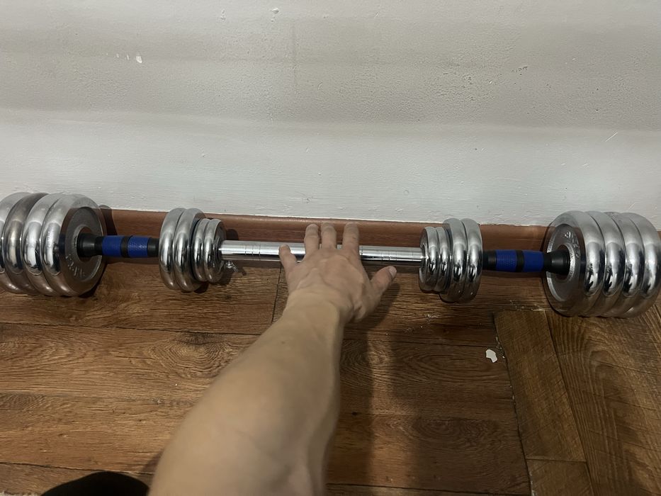 Гантель многофункцианольная обший вес-30кг