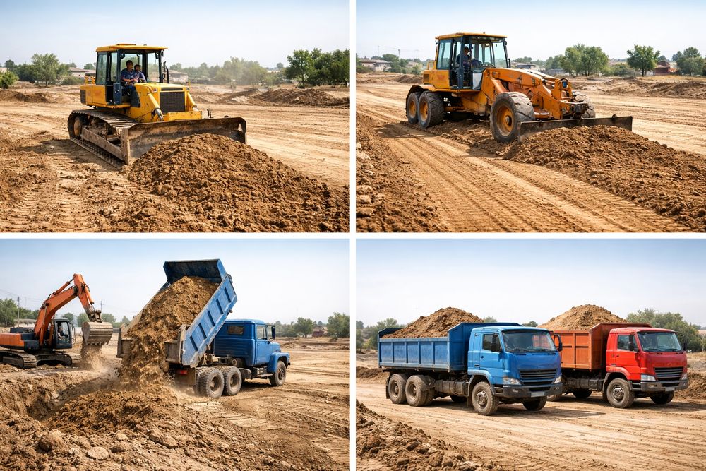 Ekskavator xizmati | Kotlovan qazish | Chuqurliklarni to‘ldirish