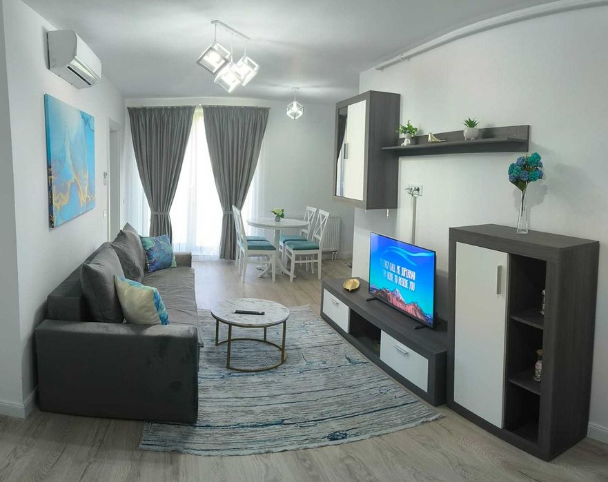 Apartament 2 camere bloc nou Tomis Park loc parcare privat termen lung
