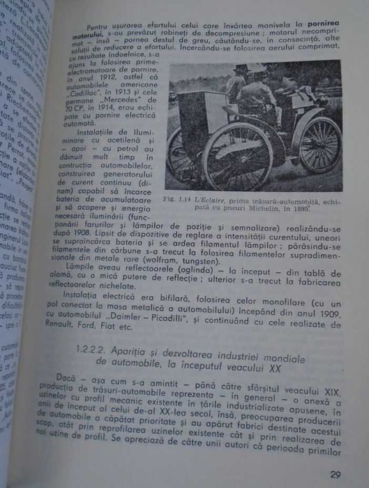 Chiriac Vasiliu - Automobilul in Romania. Istorie si Tehnica (Flux 1994, 338 pag) istoria masinilor transporturilor automobilului ACR auto masina RARA