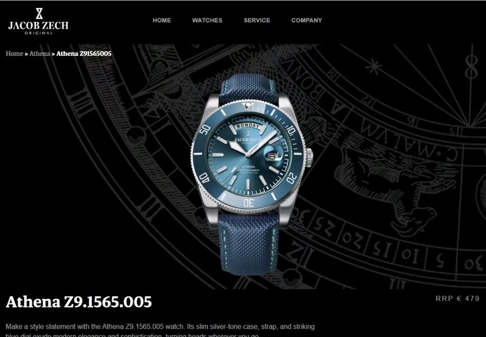 Ceas Jacob Zech Athena impecabil
