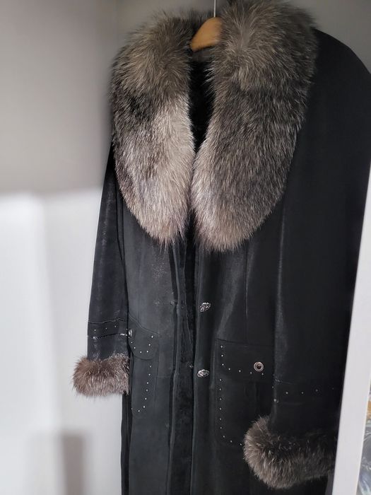 Дубленка зимняя лазер