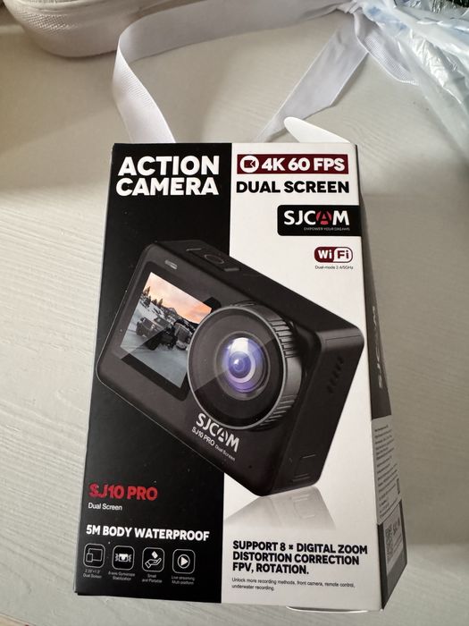 Экшн-камера SJCAM SJ10 Pro Dual Screen  НОВАЯ!