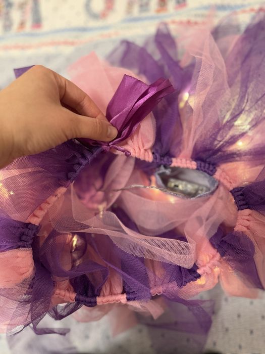 Fusta cu luminite fetite 3-5 ani 98-116