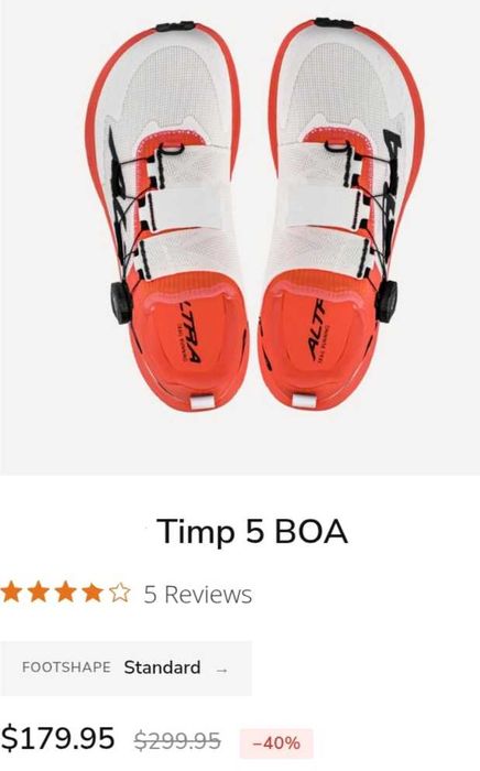 Altra timp 5 boa 38и42