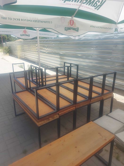 ПЕЙКИ - дърво и метал