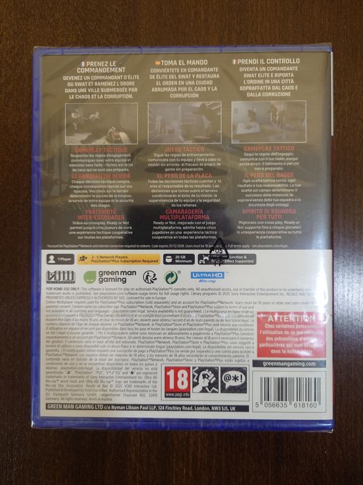 Ready or Not Day One Edition PS5