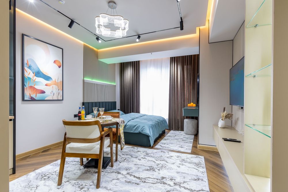Посуточная аренда Люкс Modera Towers 21 этаж с видом на Piramit Tower