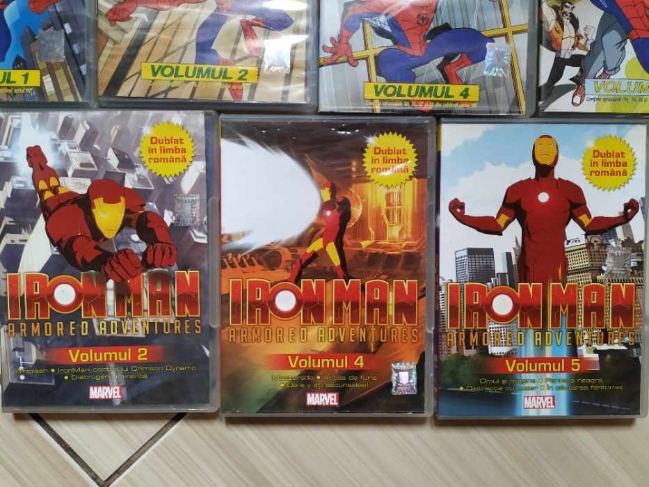 DVD-uri desene animate Spider-Man & Iron Man