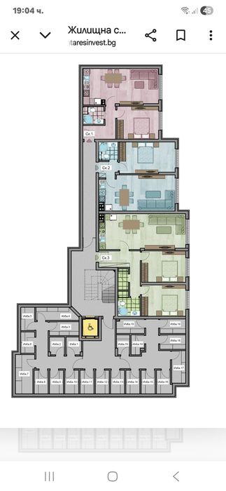 Продава се Двустаен апартамент в Варна, Аспарухово - 66 кв.м за 680 €/кв.м - Снимка #2