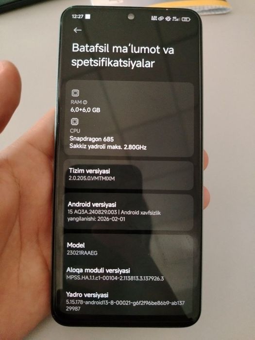 Redmi Not 12 ...