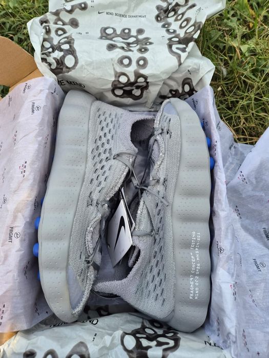Nike Mind 002 Fragment Flyknit Particle Grey, mărimi de la 40 la 44
