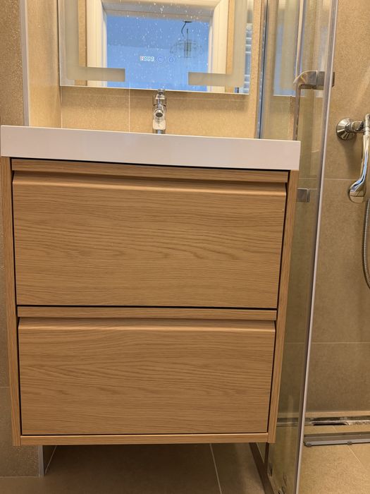 Dulap de baie + chiuveta si baterie inclusa noi