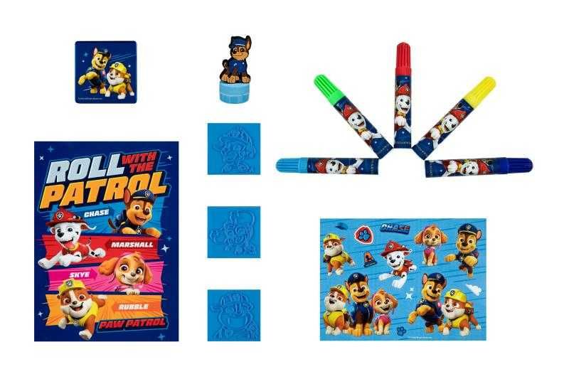 Творчески комплект Paw Patrol печати фулмастри стикери Пес Патрул